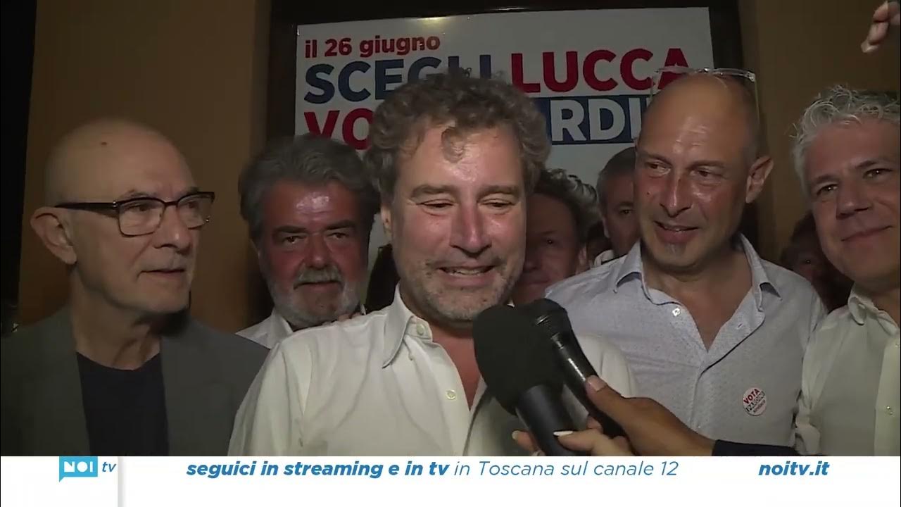 Mario Pardini e' il nuovo sindaco di Lucca - YouTube