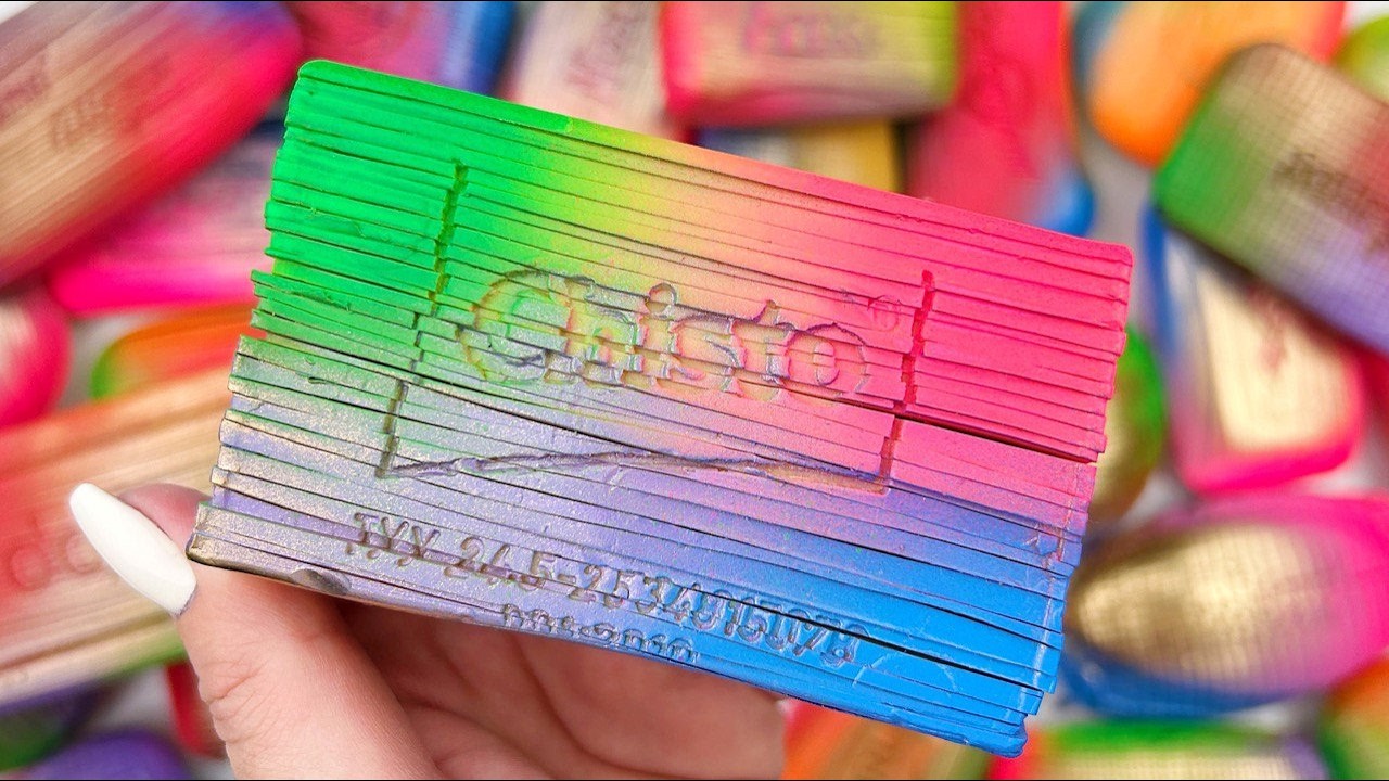 ​ @AllaAsmr  ★Immersive ASMR Soap★Relaxing Soap Cutting, Crushing, and Crafting with Foam and Starch