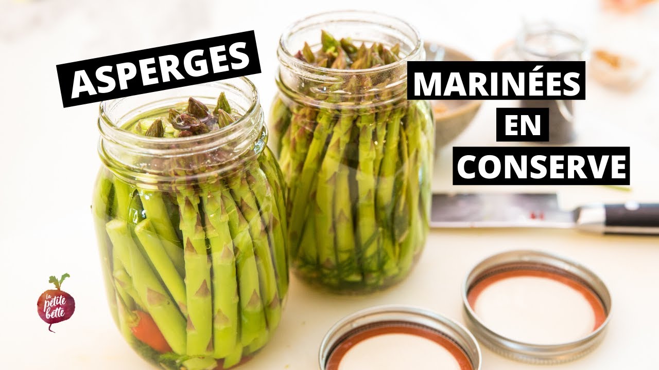ASPERGES MARINÉES EN CONSERVE 🥒les conserves commencent La petite bette