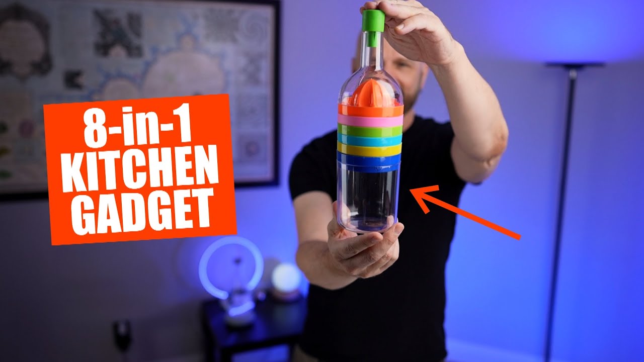 8-in-1 Kitchen Gadget Looks like a BOTTLE? 