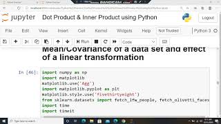 Dot Product and Inner Product using Python