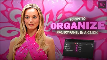 After Effects Project Panel organizer ( BEST FREE SCRIPT !! )