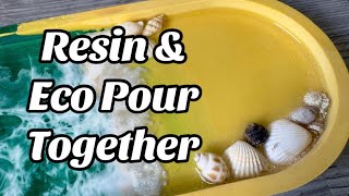 #110 Beach Theme Resin/Eco Trinket Tray