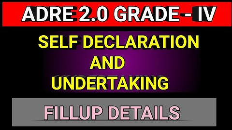 ADRE 2.0 Grade 4 II VIVA II INTERVIEW II FILLUP DETAILS II