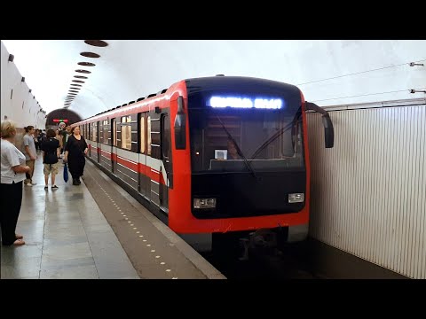 თბილისის მეტრო: დეპოში გასაშვები მატარებელი მ/ს \"სადგურის მოედანზე\"