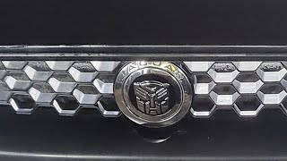 2017 Jaguar F-Type simple front badge removal.