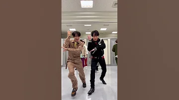 W をダブルでリレーダンスに挑戦 SnowMan 白スノ黒スノ W リレーダンス 