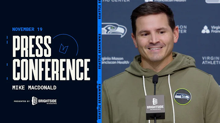 Head Coach Mike Macdonald Previews The Upcoming Week 12 Matchup At The Titans