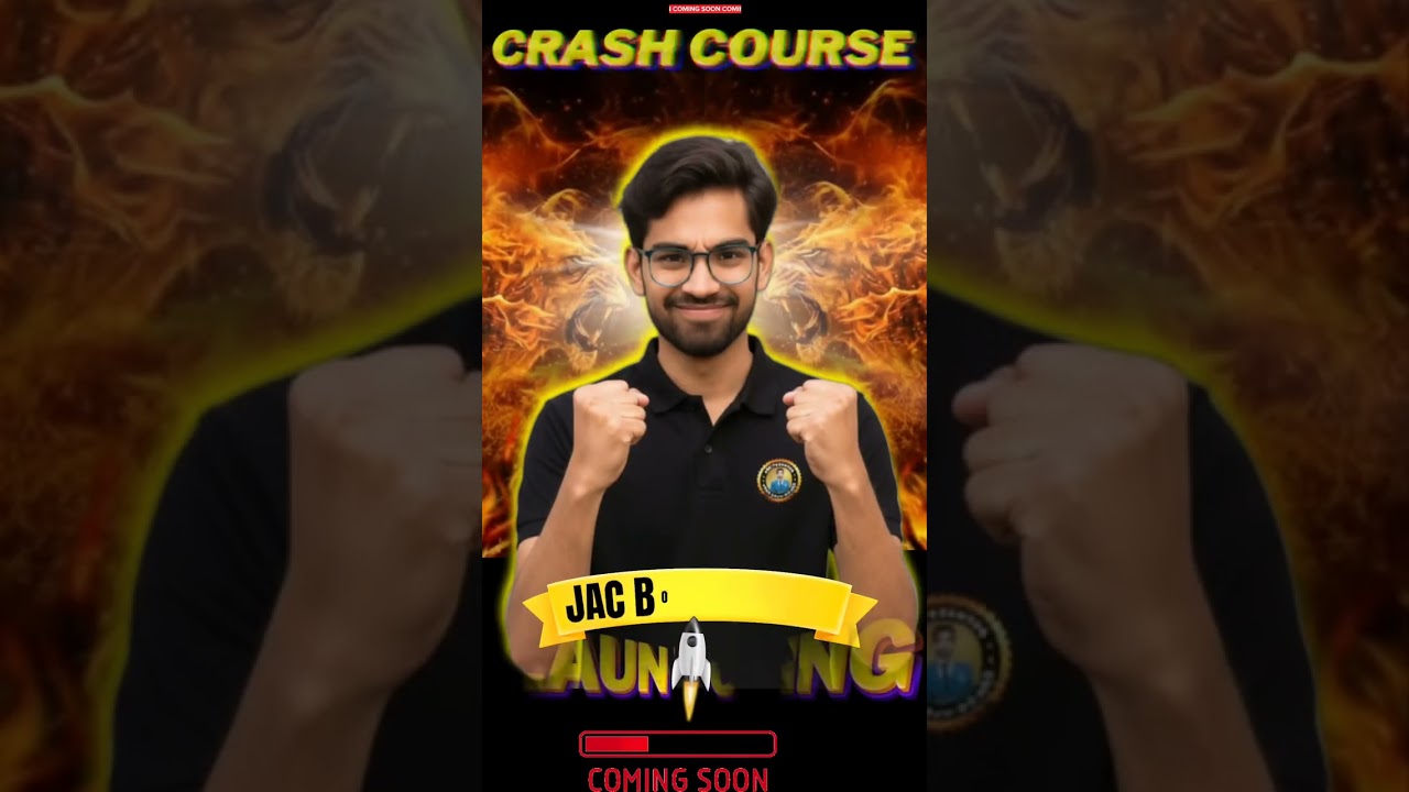 CRASH COURSE ✅ COMING SOON... 
