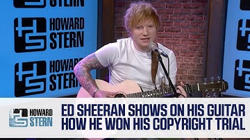 Ed Sheeran Shows on His Guitar How He Won His Copyright Lawsuit