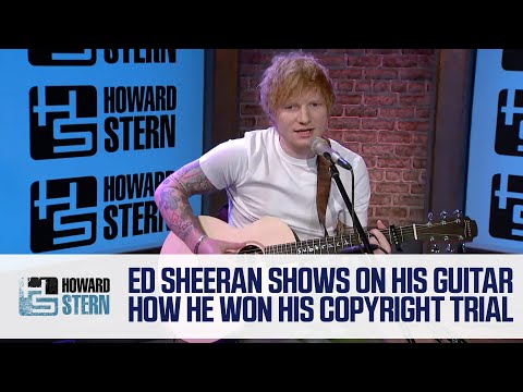 Ed Sheeran Shows on His Guitar How He Won His Copyright Lawsuit