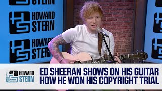 Ed Sheeran Shows on His Guitar How He Won His Copyright Lawsuit Resimi