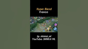 Franco with teleportation skill be like 🗿🔥😂 #mobilelegends #franco #hyperblend