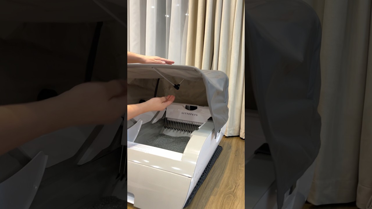 Автоматический туалет для кошек! Артикул Ozon: 1911555870 #дом #загородныйдом #домашниепитомцы