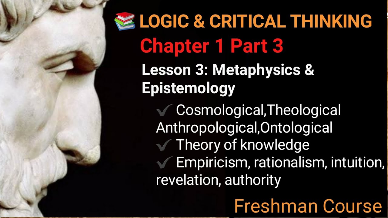 LOGIC AND CRITICAL THINKING | Chapter 1 Part 3 - YouTube