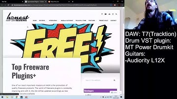 Record your song for free - Beginners Guide (Tracktion7, Audiority, Nalex Amp Sims, MandaAudio)