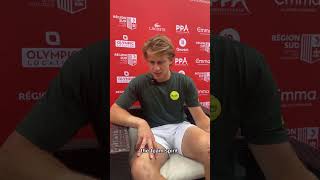 Zizou Bergs about Belgium team in Davis Cup #bergs#belgium#tennis#daviscup#collignon#blockx