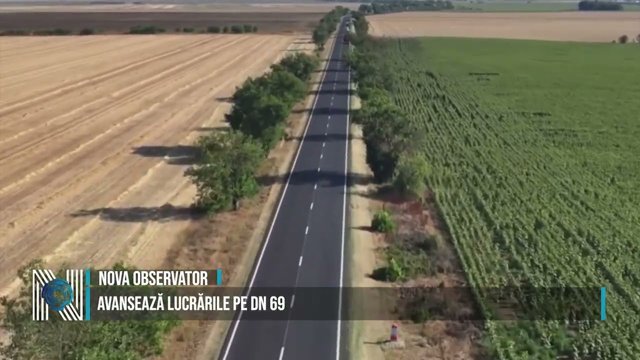 Avansează lucrările pe DN 69