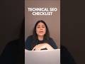 Technical SEO Checklist I How to do Technical SEO for Any Website | Bulbul Gupta #shorts