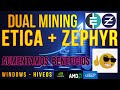 COMO MINAR ETICA + ZEPHYR - AUMENTAMOS BENEFICIOS - ETI- ZEPH - HIVEOS - WINDOWS - AMD - NVIDIA
