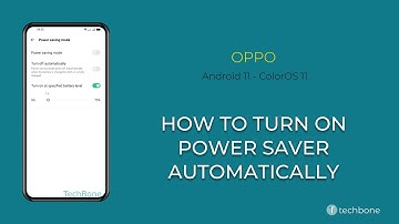 How to Turn On Power saver automatically at specified battery level - Oppo [Android 11 - ColorOS 11]