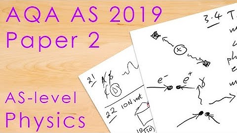 AQA AS 2019 Paper 2 - AS-level Physics Past Paper