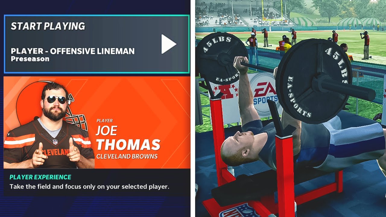 It's a Madden Career as an Offensive Lineman