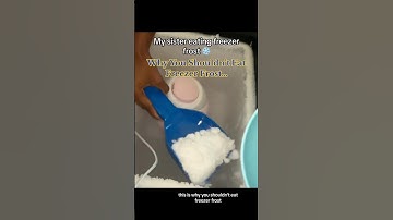 Why You Shouldn’t Eat Freezer Frost… #dangerous