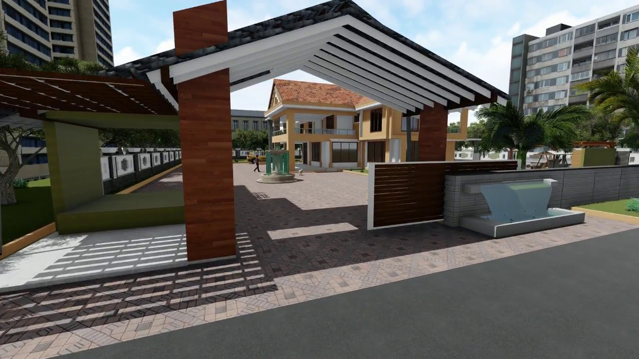 Residential multi storey design idea. Tanzania