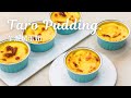 Baked taro pudding    