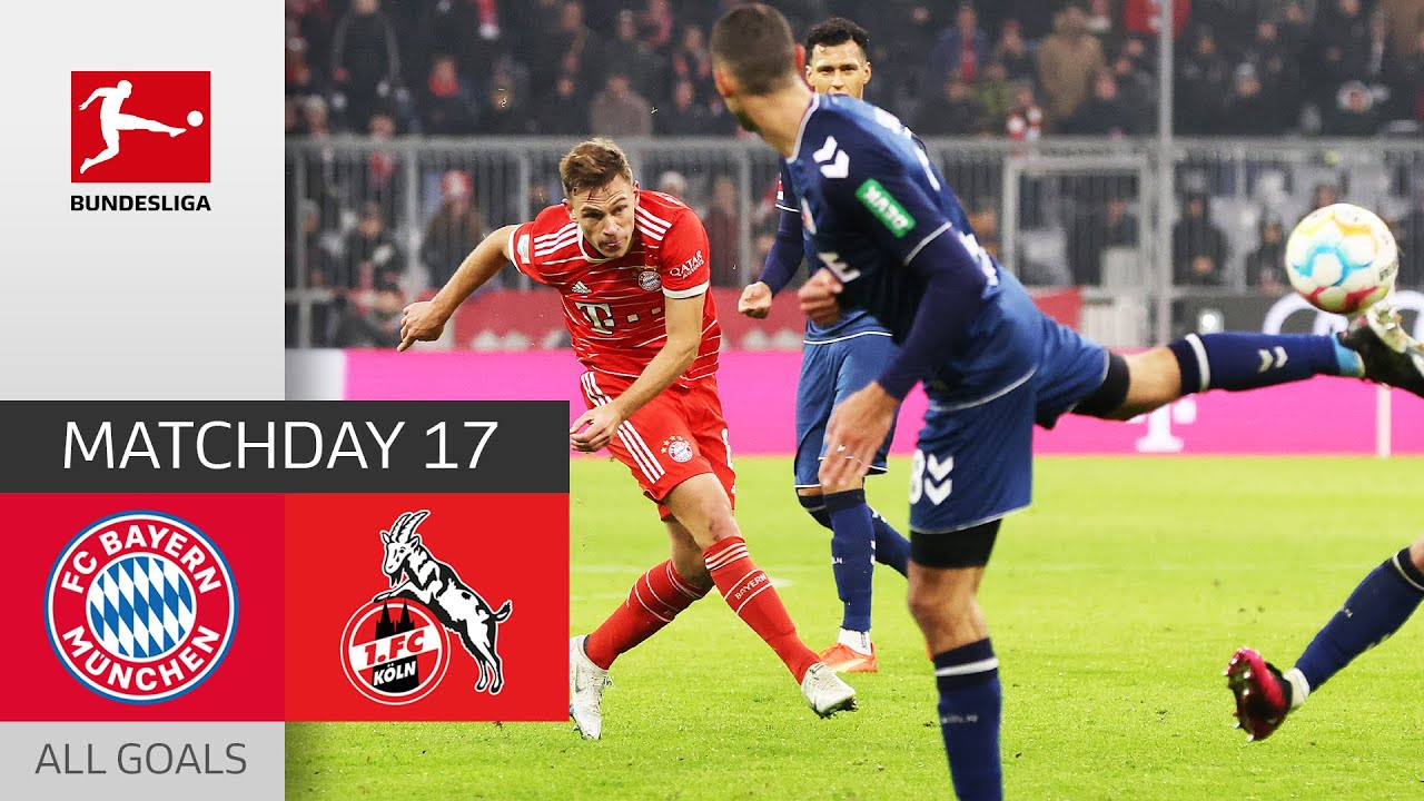 FC Bayern München - 1. FC Köln 1-1| All Goals | MD 17