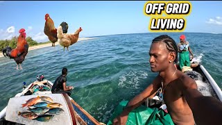 AWESOME DAY ON THE OCEAN | FEEDING WILD CHICKENS | 2 DAY CAMPING 🏕