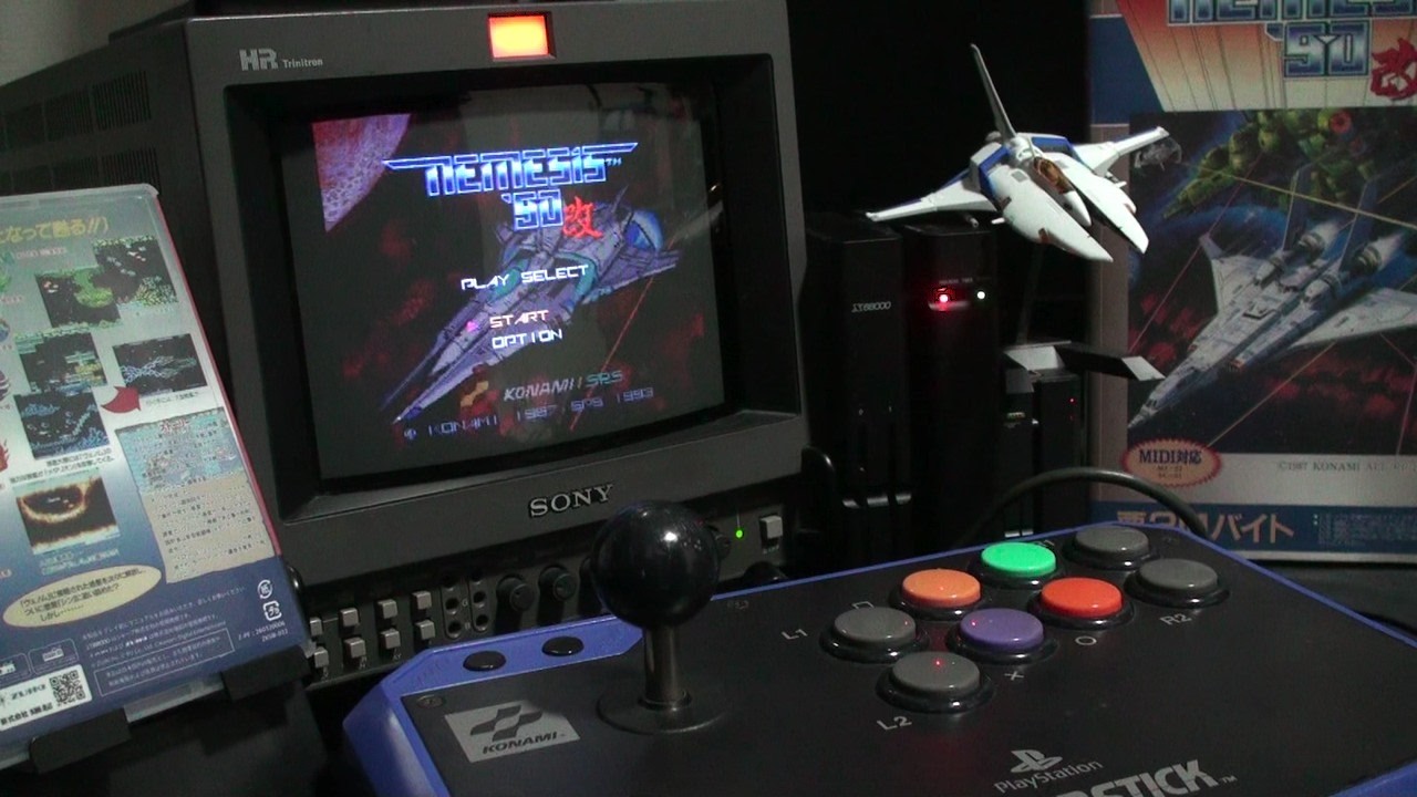 NEMESIS '90改 X68000Z MIDI SC-55 KONAMI HyperStick Oh! X ネメシス