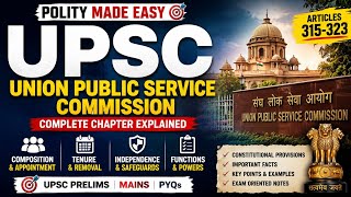 संघ लोक सेवा आयोग (UPSC) सम्पूर्ण अध्याय | M. Laxmikanth Polity | UPSC 2027