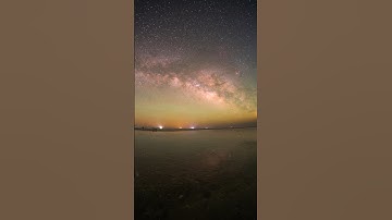 Here’s a timelapse I captured of the Milky Way rising during moonset
