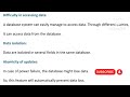 Purpose of database system in Telugu || 3|| DBMS || Database management systems