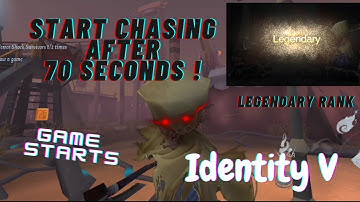 Game starts after 70 seconds! | Axe boy (Robbie White) | Legendary rank | Identity V gameplay