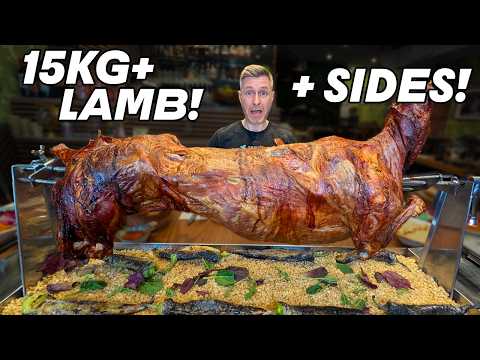 EATING AN ENTIRE 15KG+ LAMB PLUS SIDES