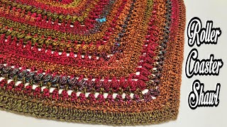 How To Crochet An Easy Beautiful Shawl With Any Yarn!