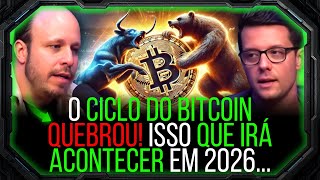 CICLO DO BITCOIN QUEBROU!!! 2026 SERÁ TERRÍVEL? no Papo que Move