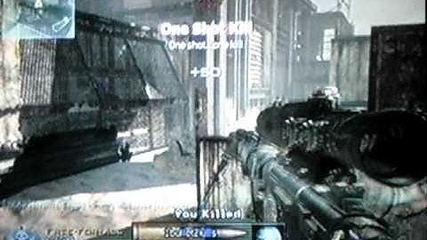 PS3 MW2 1V1 Quickscope 5