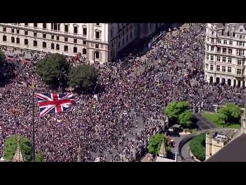 პროტესტი \"ბრექსიტს\" - ლონდონში რეფერენდუმის შედეგების გადახედვას მოითხოვენ