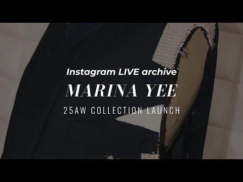 MARINA YEE(マリナイー)25AW NEW ITEM DELIVERY 〜インスタライブ