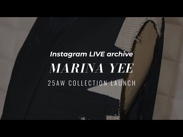 MARINA YEE(マリナイー)25AW NEW ITEM DELIVERY 〜インスタライブ