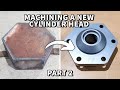 Machining hydraulic cylinder head for CAT 651 Tractor Scraper | Part 2