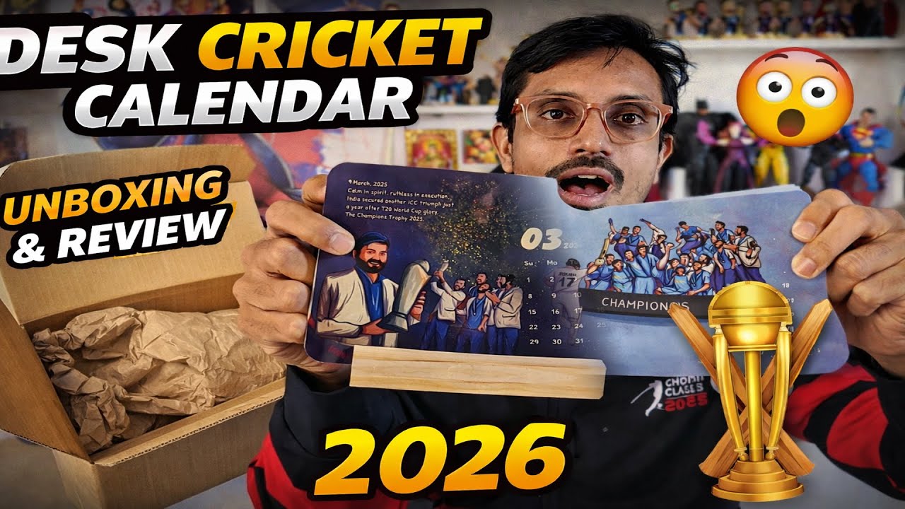 Special The Indian Cricket Moments Calendar 2026- Frames of Glory 2026 Bluefever Must have for fans
