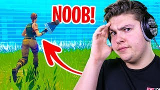 REAGEREN op mijn *EERSTE* Fortnite Potje!  Fortnite Nederlands