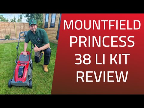 Mountfield Princess 38 Li kit cordless battery Li-ion lawnmower review