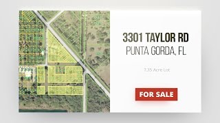 3301 Taylor Rd Punta Gorda, FL -  Flyover
