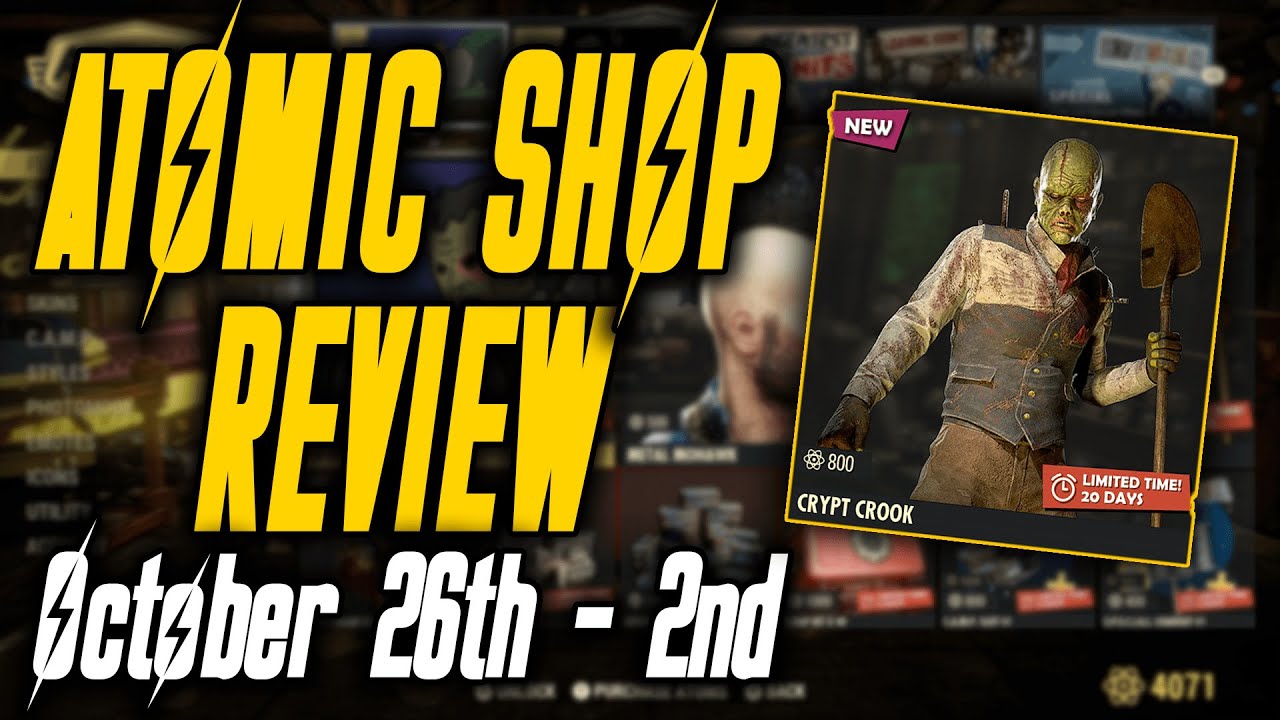 Fallout 76 Atomic Shop Update | October 26th - 2nd